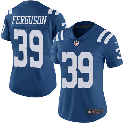 Indianapolis Colts #39 Limited Josh Ferguson Royal Blue Nike NFL Women Rush Vapor Untouchable Jersey->indianapolis colts->NFL Jersey